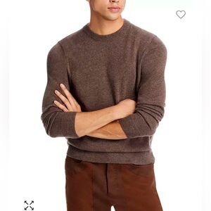 Theory Men's Hilles 100% Cashmere sweater brown L